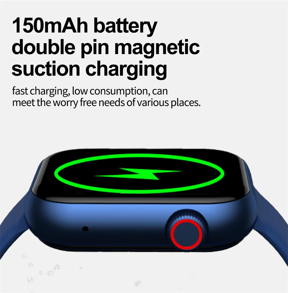 P45 Smartwatch 2024 – Tecnologia e Estilo em Cada Detalhechamadas via Bluetooth e Android e iOS, Resistência à água