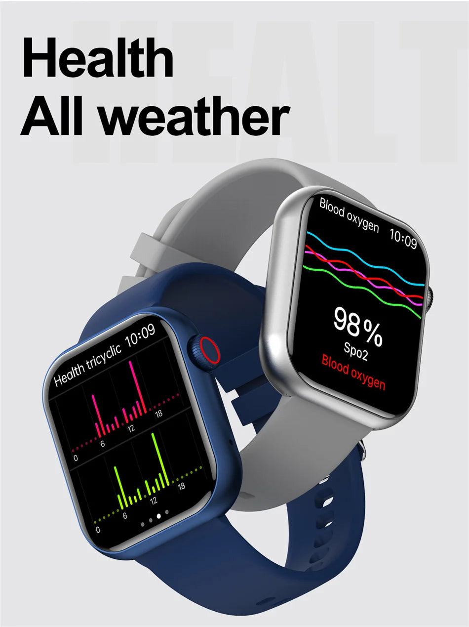 P45 Smartwatch 2024 – Tecnologia e Estilo em Cada Detalhechamadas via Bluetooth e Android e iOS, Resistência à água