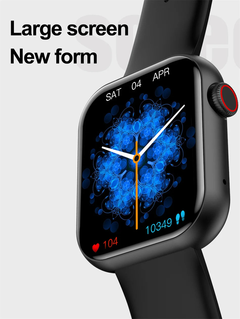 P45 Smartwatch 2024 – Tecnologia e Estilo em Cada Detalhechamadas via Bluetooth e Android e iOS, Resistência à água