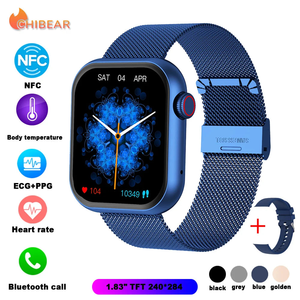 P45 Smartwatch 2024 – Tecnologia e Estilo em Cada Detalhechamadas via Bluetooth e Android e iOS, Resistência à água