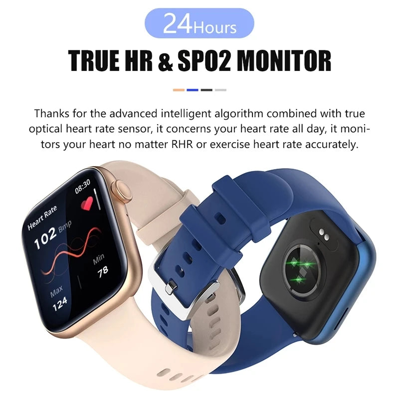 P45 Smartwatch 2024 – Tecnologia e Estilo em Cada Detalhechamadas via Bluetooth e Android e iOS, Resistência à água