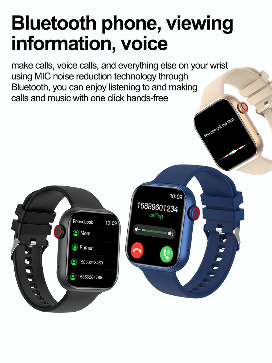 P45 Smartwatch 2024 – Tecnologia e Estilo em Cada Detalhechamadas via Bluetooth e Android e iOS, Resistência à água