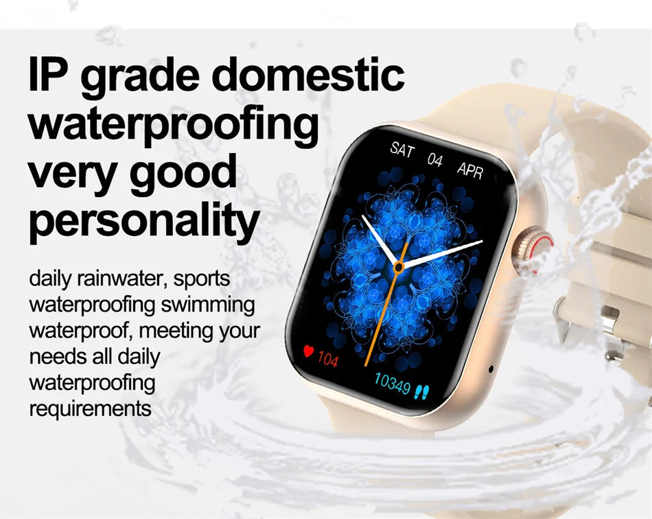 P45 Smartwatch 2024 – Tecnologia e Estilo em Cada Detalhechamadas via Bluetooth e Android e iOS, Resistência à água