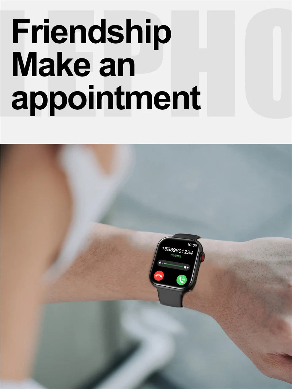 P45 Smartwatch 2024 – Tecnologia e Estilo em Cada Detalhechamadas via Bluetooth e Android e iOS, Resistência à água