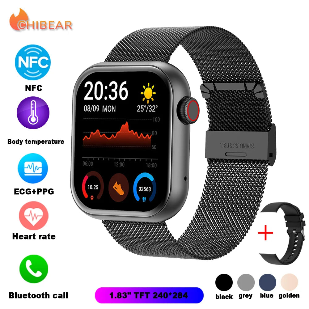 P45 Smartwatch 2024 – Tecnologia e Estilo em Cada Detalhechamadas via Bluetooth e Android e iOS, Resistência à água